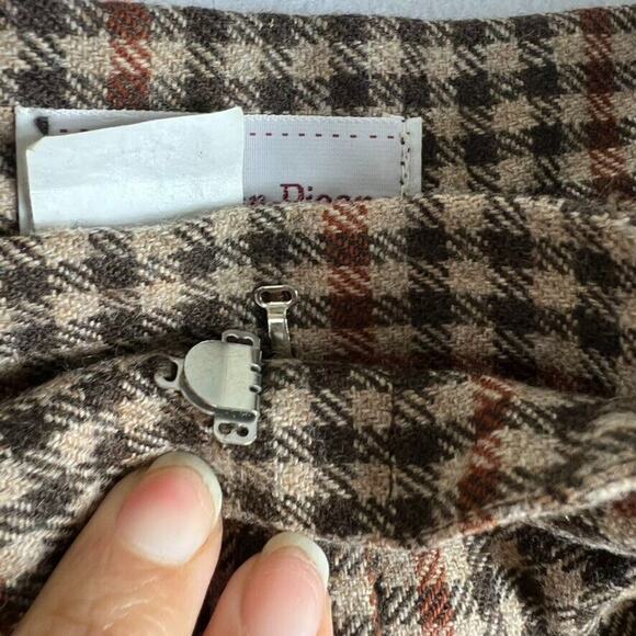 EVAN PICONE Skirt Women 10 Pleated Wool Blend Pockets Zipper Vintage 70's - Picture 8 of 10